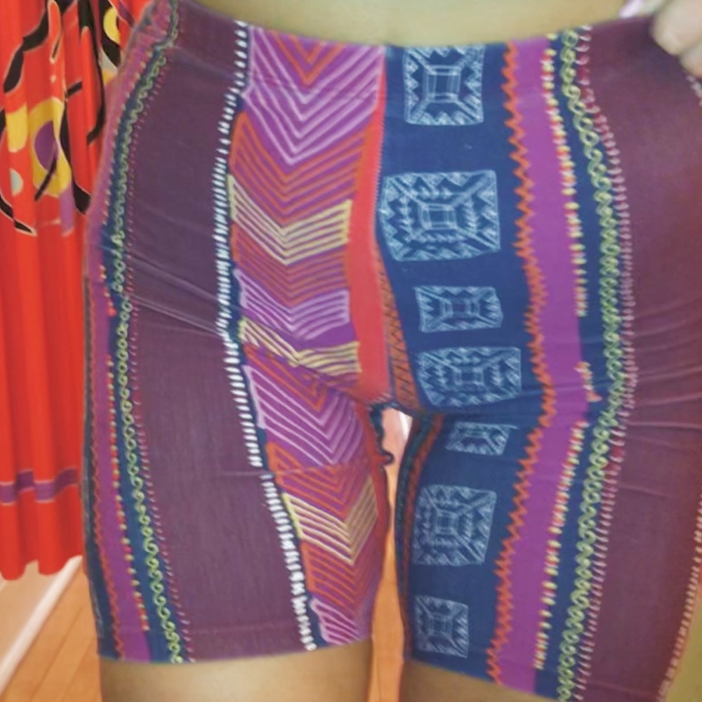 VINTAGE Funky Spandex Shorts